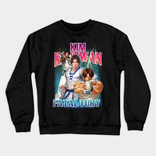 Bootleg Anime Kim Kaphwan KOF Crewneck Sweatshirt